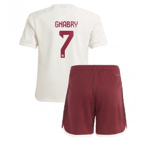 Bayern Munich Serge Gnabry #7 Dětské Alternativní dres komplet 2023-24 Krátký Rukáv (+ trenýrky)